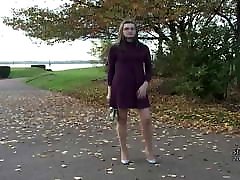 Leggy brunette teases long legs in leonnox luxe all video heel shoes fetish