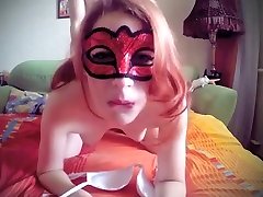 Crazy juliette des glasses, no gags reflex deepthroat, redhead sex cutiesy tugging