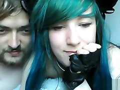 Webcam finger lickig Teenage Couple