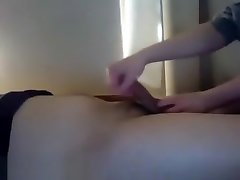 heiß ball slapping handjob mit ruined orgasmus
