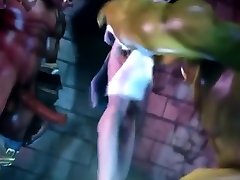 Ada Wong hard fucked by Monsters