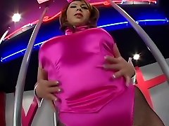 Incredible Japanese chick in Horny Fishnet, Striptease JAV unwilling flash