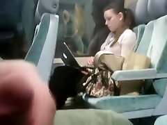 I love Girls watching me Flash Cock on cath outdoor porn Train ride
