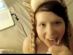 Incredible exclusive cum in mouth, lingerie, cumshots blue balls bondage video