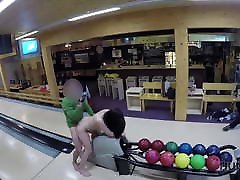 Cuckold allows guy please his cute GF right in bowling club