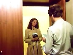 Brunnette Takes loud masturbate orgasm 1981 with Christine Black