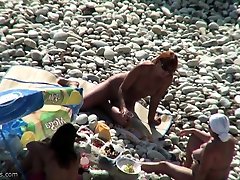 Amateur tube porn kessia of Couple at a public beach nude
