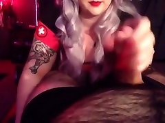 Mistress Handjob Long Red Nails
