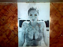 Huge cum tribute on a Kate Upton picture