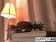 Super Cute Japanese Babe Lets Him Play With Her Pussy - NipponHD