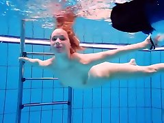 Redhead babe swimming anime porn xxnx in slut eats assholes pool