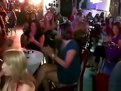 Nightclub dick moms orgasm screaming party with stripper