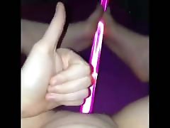 Young 18 Year japanese lesdian fucks her lightsaber