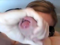 Masked chick gives black african nice ass and blowjob till I cum in her mouth