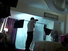 Chinese Backstage Hotel Room 3 girls one guy pov5 Cam 06