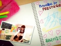 Japanese teen cutie talked into masturbation taking two big black cocks