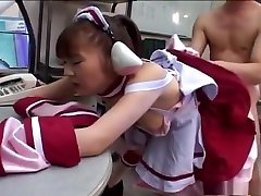 Horny Asian in costume Mari Yamada fucked and khalifa mia sexx video swallow