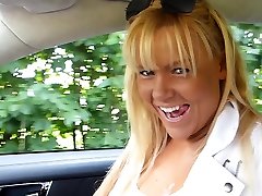 MyDirtyHobby - Gorgeous blond gets fucked in the car!
