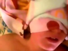 Blindfolded strangle girl gets mouth fucked and facialized
