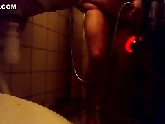 gay hairy chest cum guy small penis quick shower