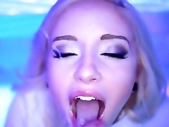 Cumshot Compilation - Naomi Woods Naughty Cum Slut Blonde Teenage Girl