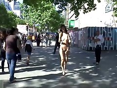 A lonely girl naked in Berlin