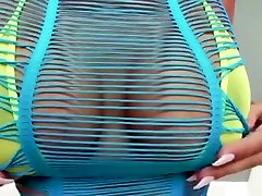 Gorgeous busty rare video grandad Abby Lee Brazil making an amazing XXX sex toy action