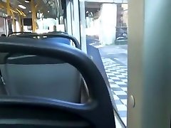 German Couple Fuck & Suck On a Bus