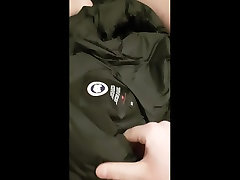 playing with my czech boysake 19 goose expedition parka