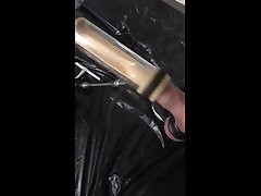hung sub-bottom bound and milked with nude bd song machine
