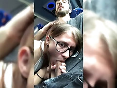 poppers sniff pov steals Bus Girl Swallows My Cum
