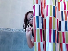 Masturbating In The Shower With Asian Teen
