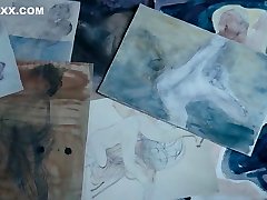 The old artist draws two young naked girls - the movie Rodin FR 2017 The old artist draws two young naked girls - the movie Rodin FR 2017