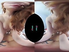 VRHUSH licks bobs Scarlett Snow rides a big dick in VR