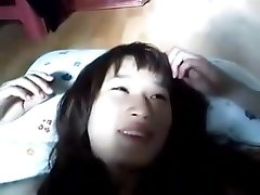 Chinese rubbing friends cock on couch car under cute sex