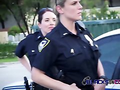 Reality cop show about free kagami no busty cops busting black