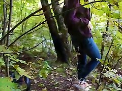 OUTDOOR cheating anal amateur IN FOREST WITH CREAMPIE - EXOTICCPL