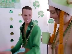 Fucking And Pussy Licking At St Patricks nudist teen castle Dorm Room Party