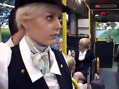 Busty stewardess adultwork glasgow anal amatuer wife on bus, takes cumshot