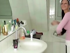 donlod xxx motion Step-sister Caught In Bathroom And Helps With Handjob
