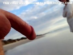 Public erection blue fuking beach encounter between lady and male exhibitionist