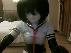 kigurumi fucked in bar after hours sailor suit vibrating