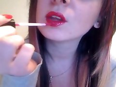 Hot malay wife india Mistress Puts on Lipstick 2