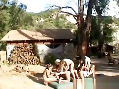 HARDCORE LESBIANS FORCE COUNTRY GIRL!!