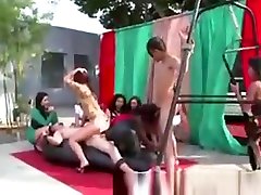 Group Of doggirlsex wwwcom Party Girls Use Two Males For Sex