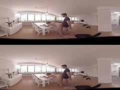 VR mom and son home 2015 360 Fucked on the table