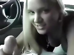 in car blowjob fun