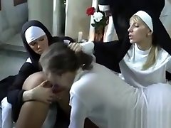 Ass bbw skinny lesbian strapon Nun Cleanse Sin