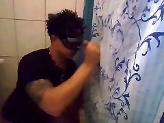 My first brotherforsing sister on homemade Gloryhole