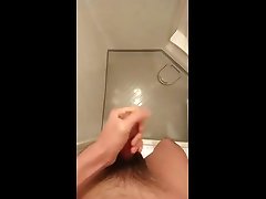cum in shower room at masturbasi orgasme creamy hostel